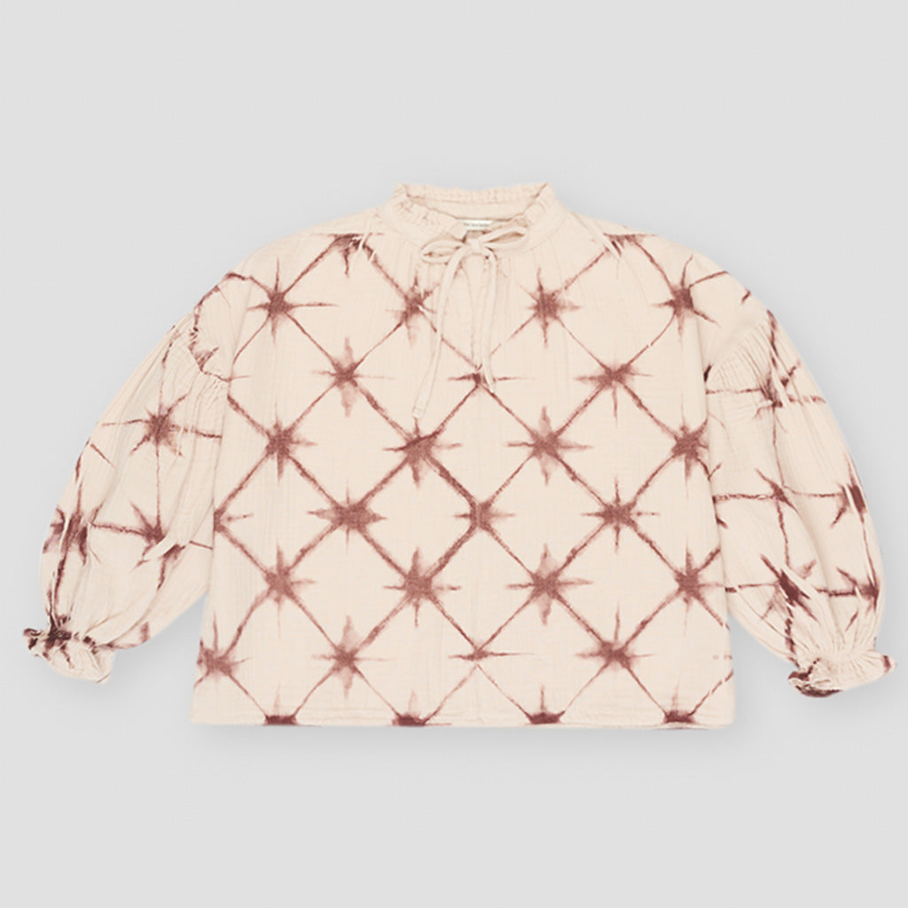 Blouse Olivia Burgundy Tie Dye