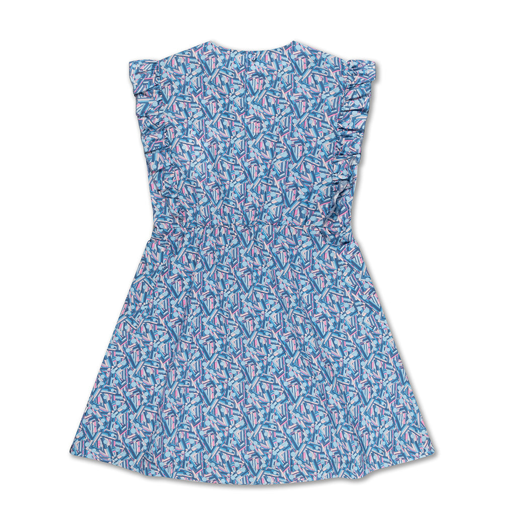 Dress Ruffle Misty Liberty Graphic Flower