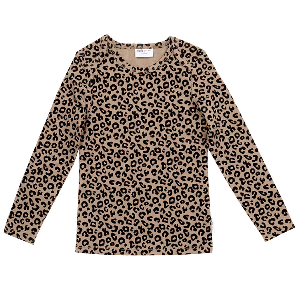 Longsleeve Light Brown Leopard