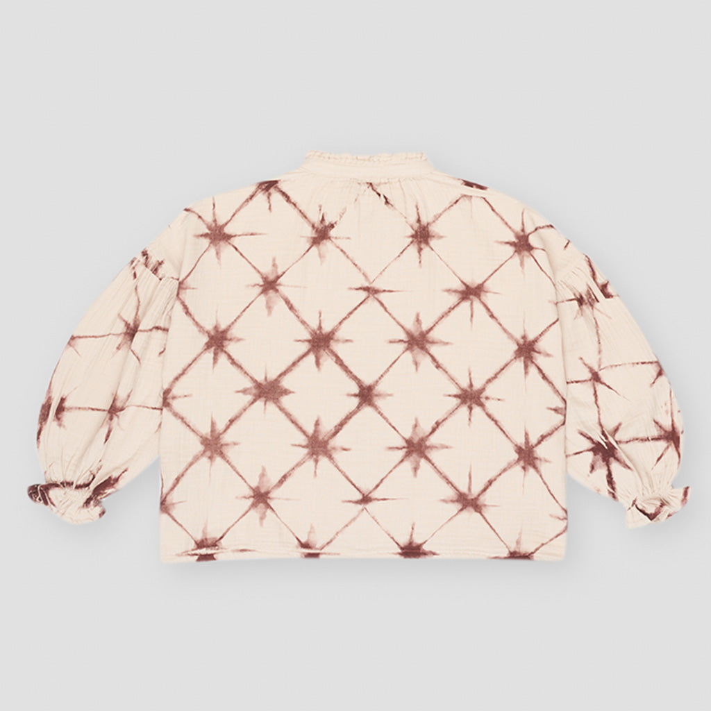 Blouse Olivia Burgundy Tie Dye