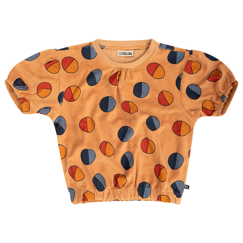Sweater Puffed Shortsleeve Moon