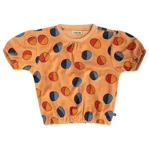 Sweater Puffed Shortsleeve Moon