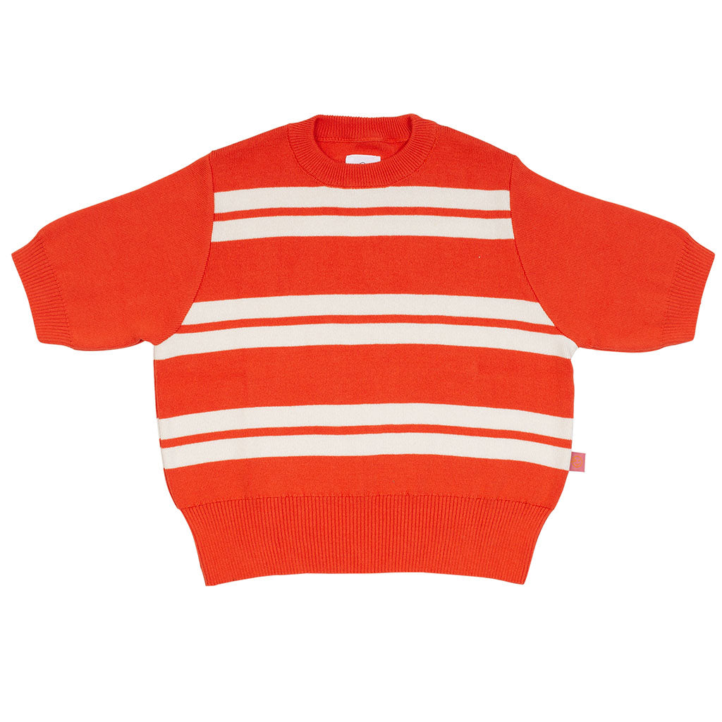 Top Knit Vela Naranja