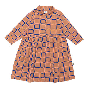 Dress Nube Clay Pink Check