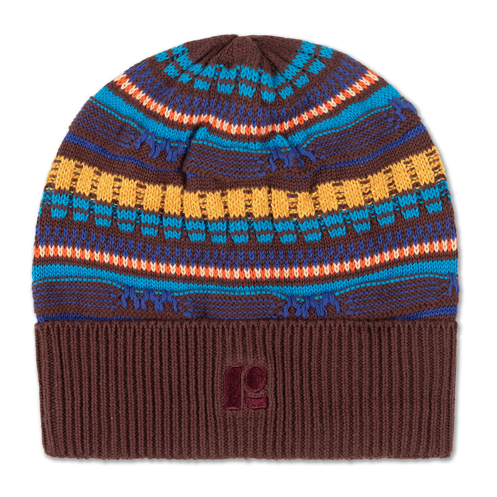 Hat Knit Graphic Jacquard