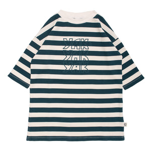 Dress Longsleeve Box Alpine Honey Comb Stripe
