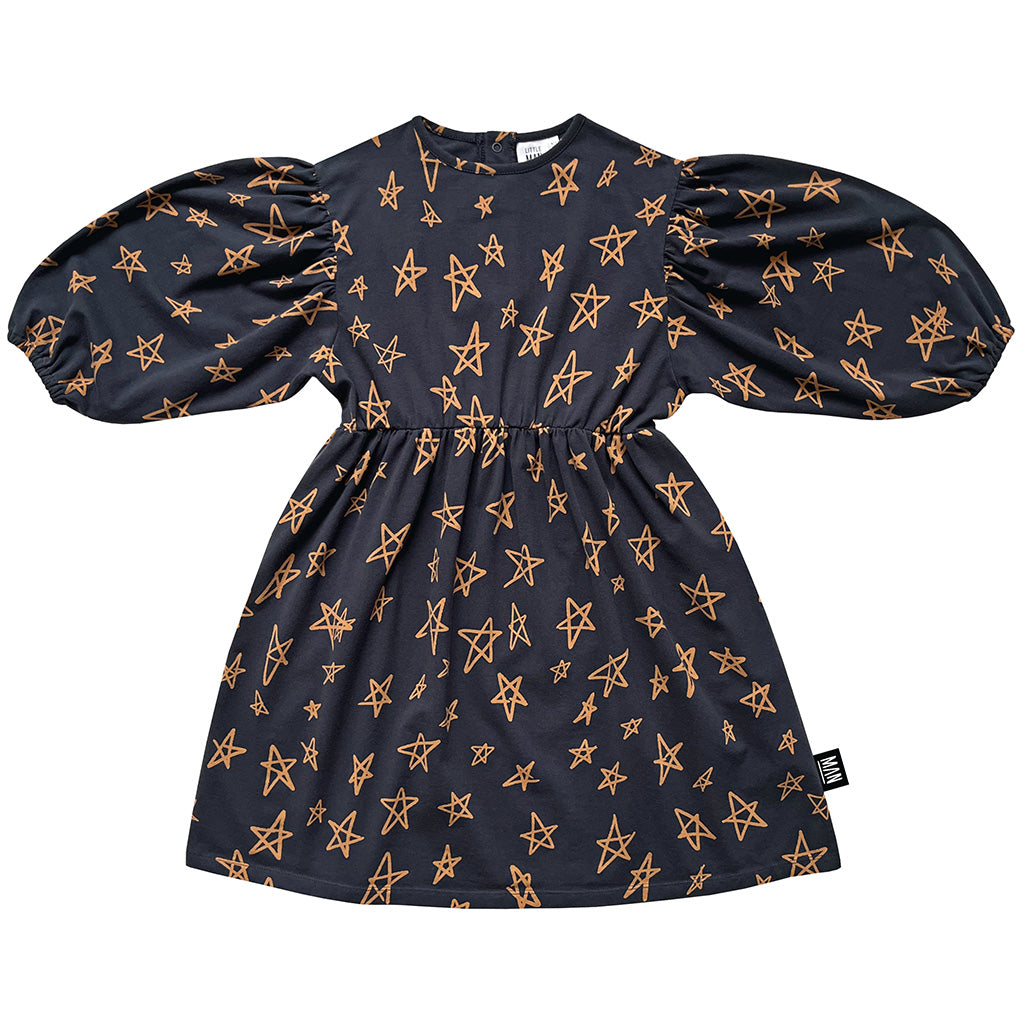 Dress Puffed Sleeve Star