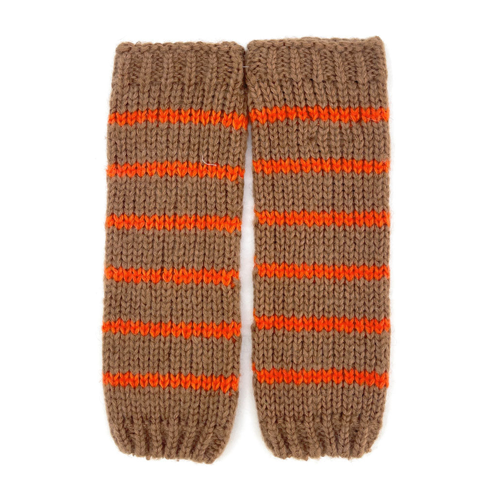 Armwarmers Knitted Mocca