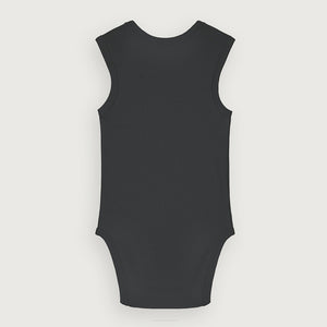 Onesie Sleeveless Baby Nearly Black 2-PACK