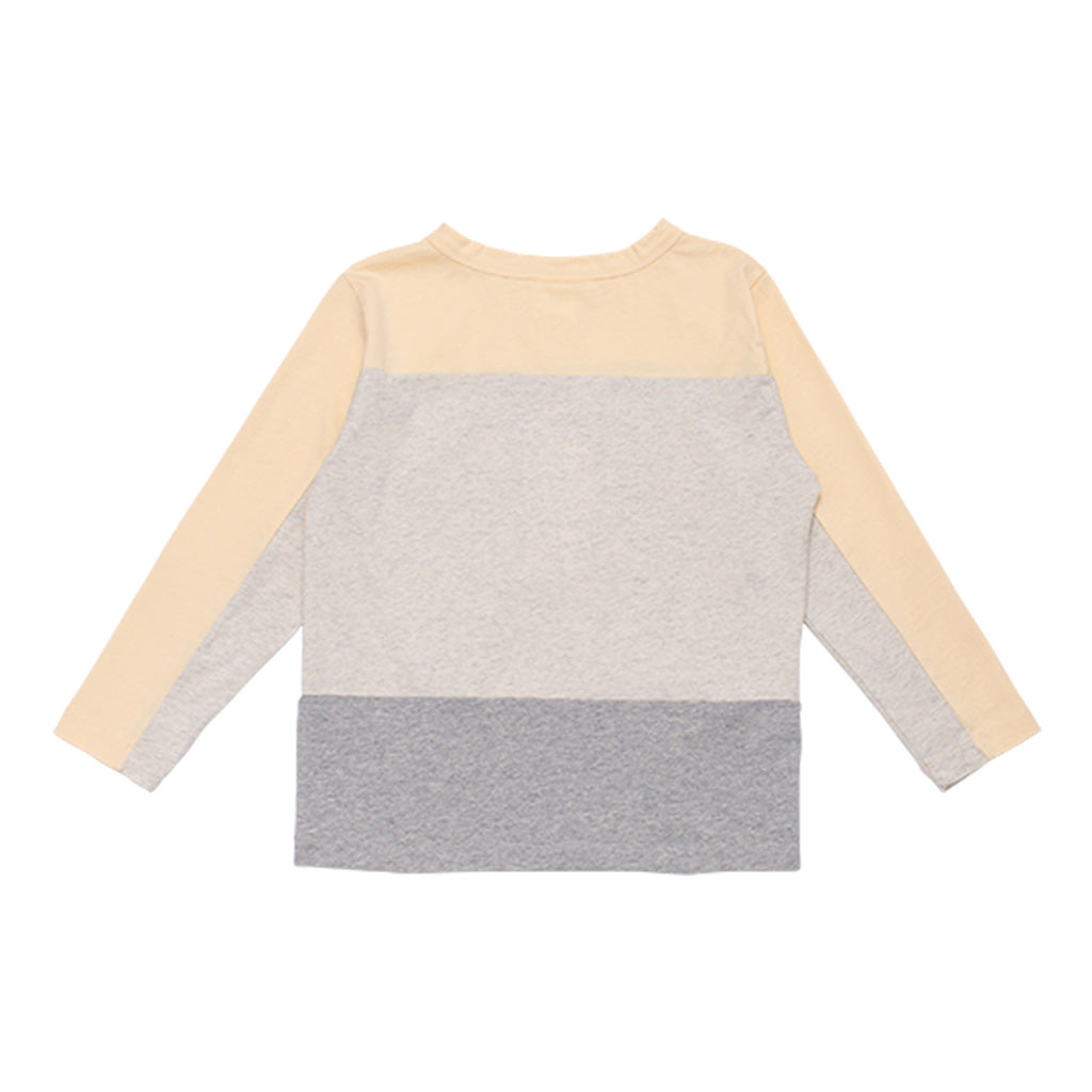 Longsleeve Tri-line Grey Melanges