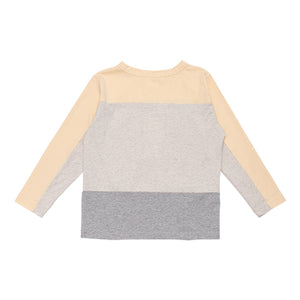 Longsleeve Tri-line Grey Melanges
