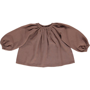 Blouse Liilu Chocolat Brown