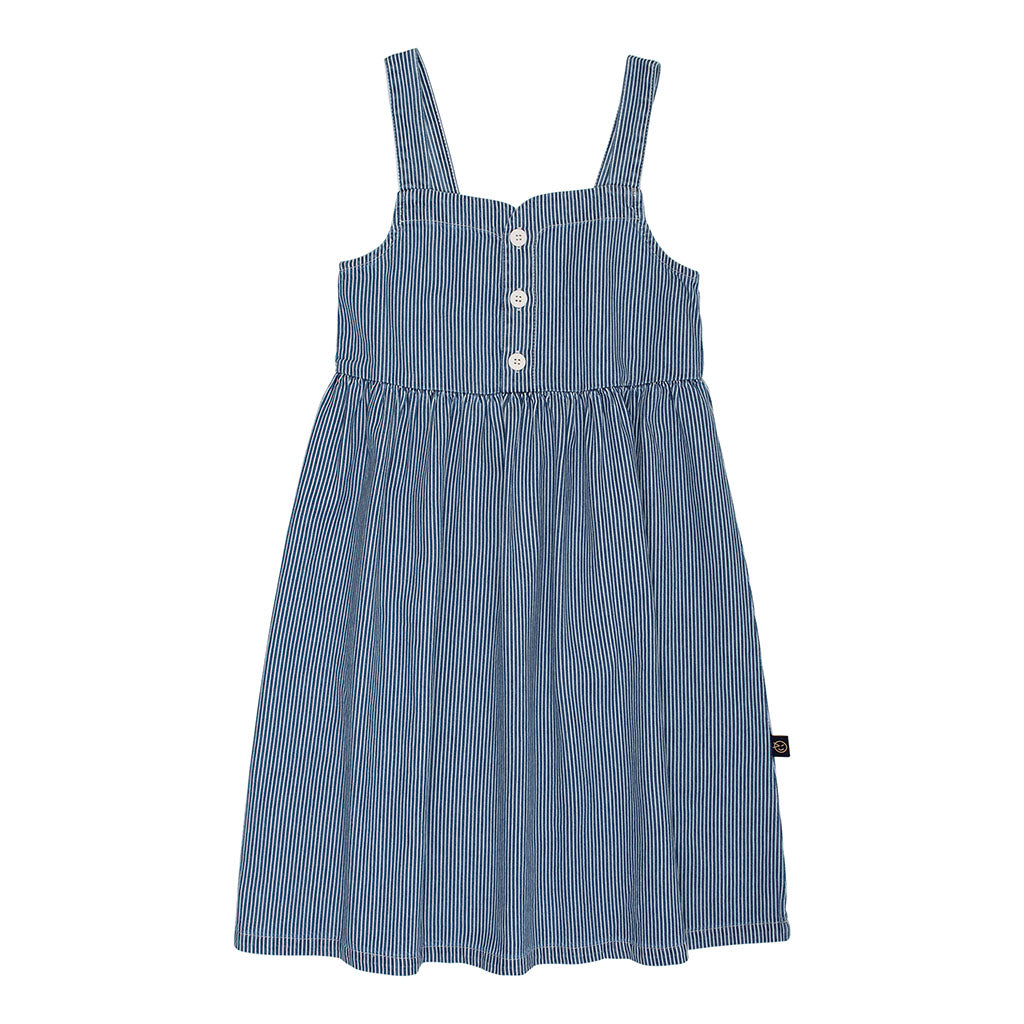 Dress Sun Scallop Hickory Stripe