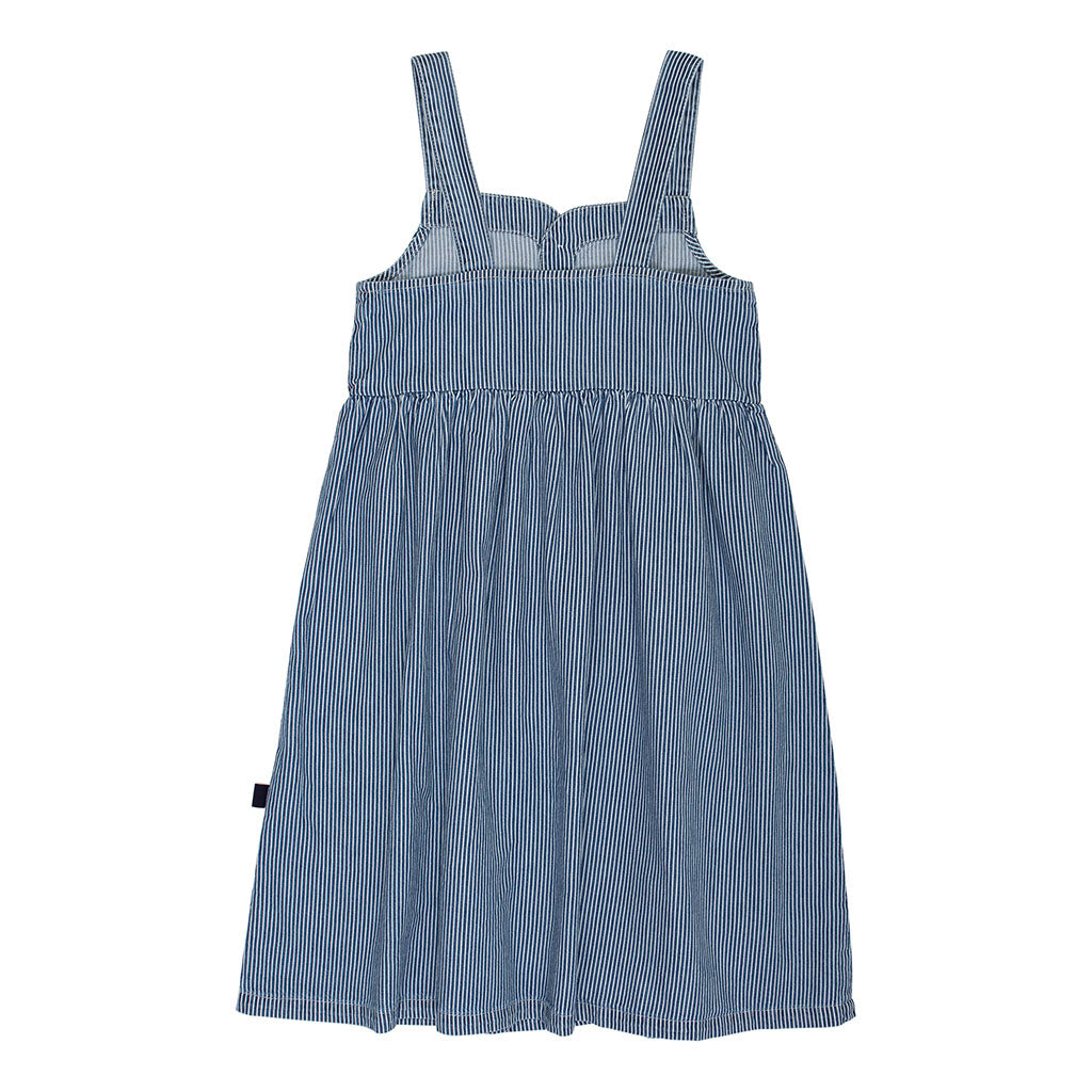 Dress Sun Scallop Hickory Stripe