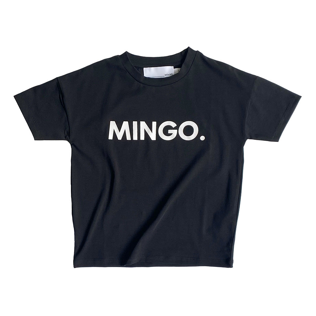 T-shirt Oversized Mingo Black