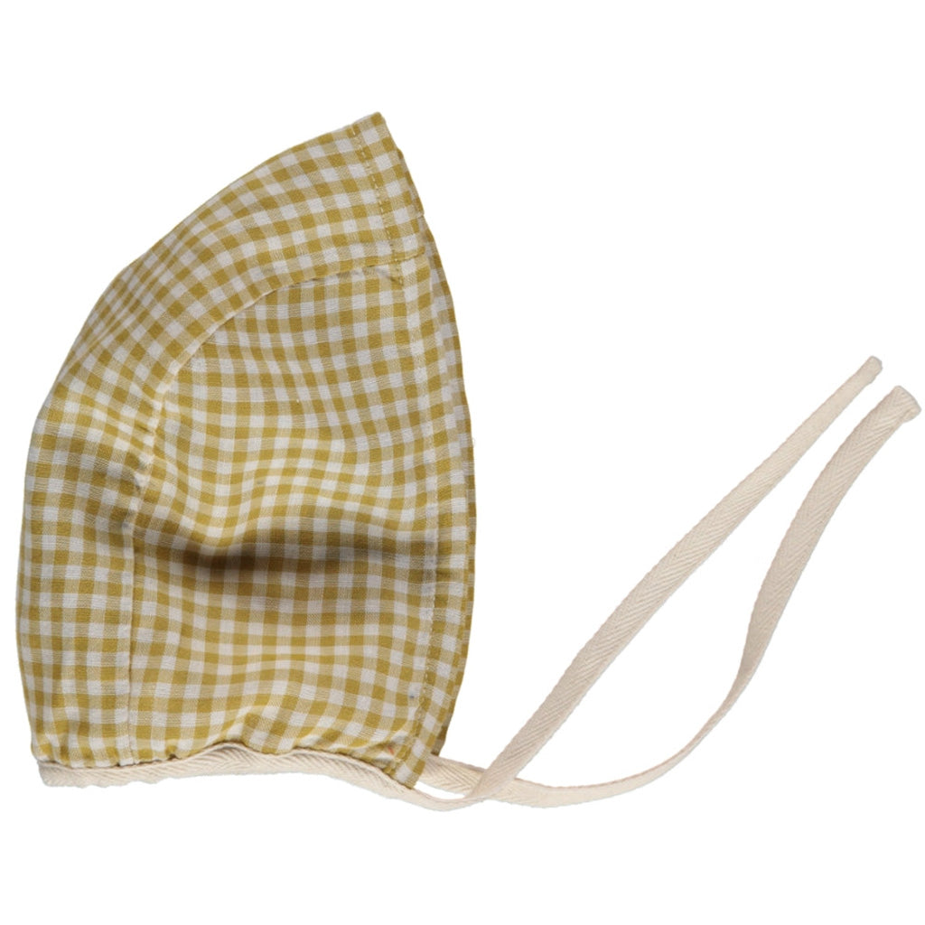 Bonnet Mustard Vichy