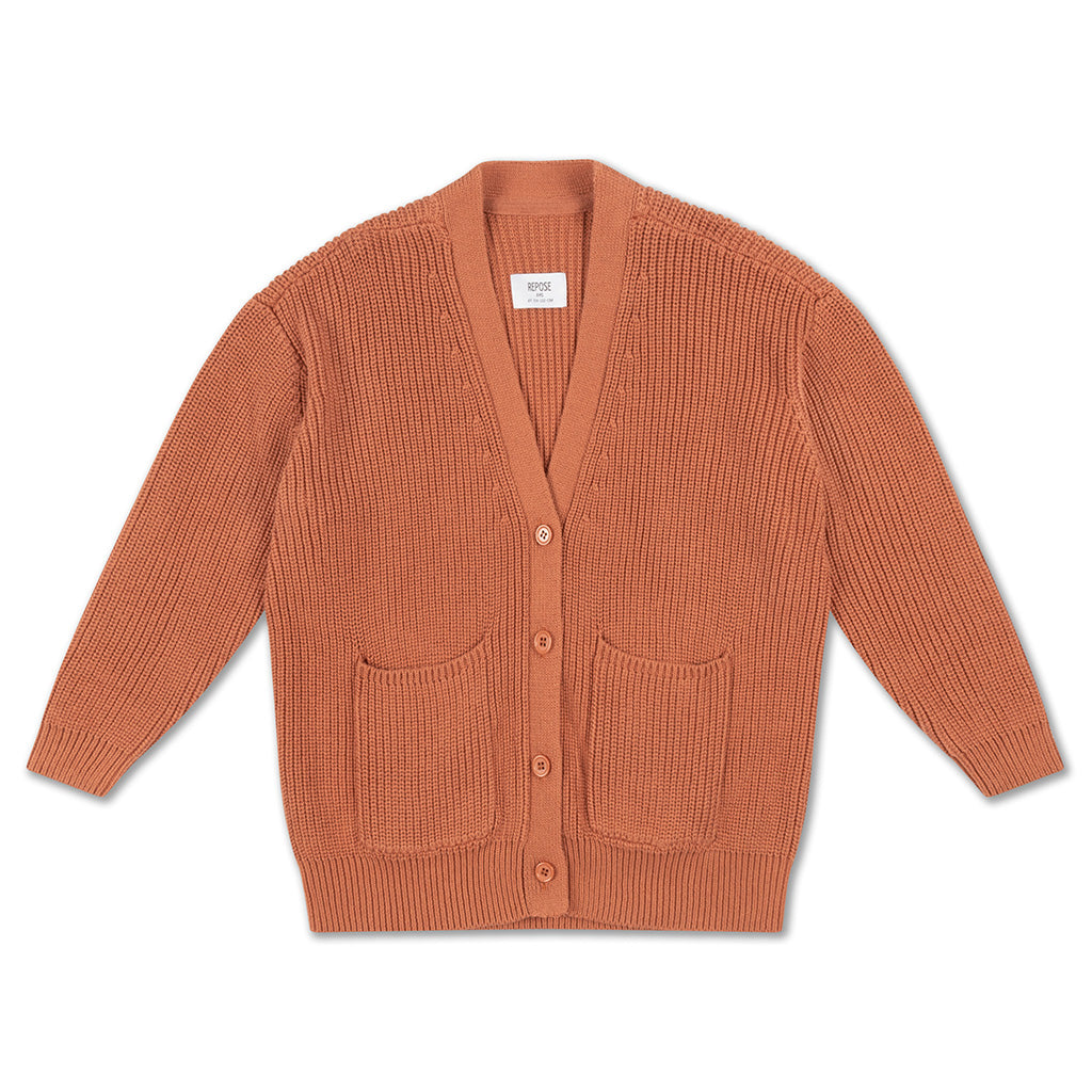 Cardigan Knit Cedar Wood