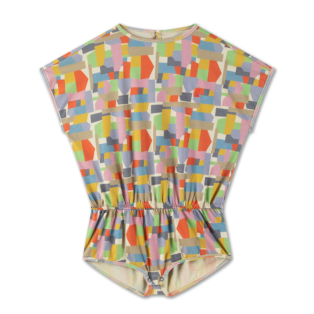 Playsuit Graphic Color Block