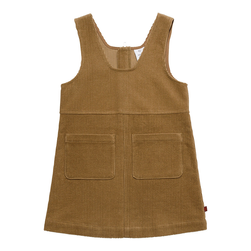 Dress Pinafore Pale Sand