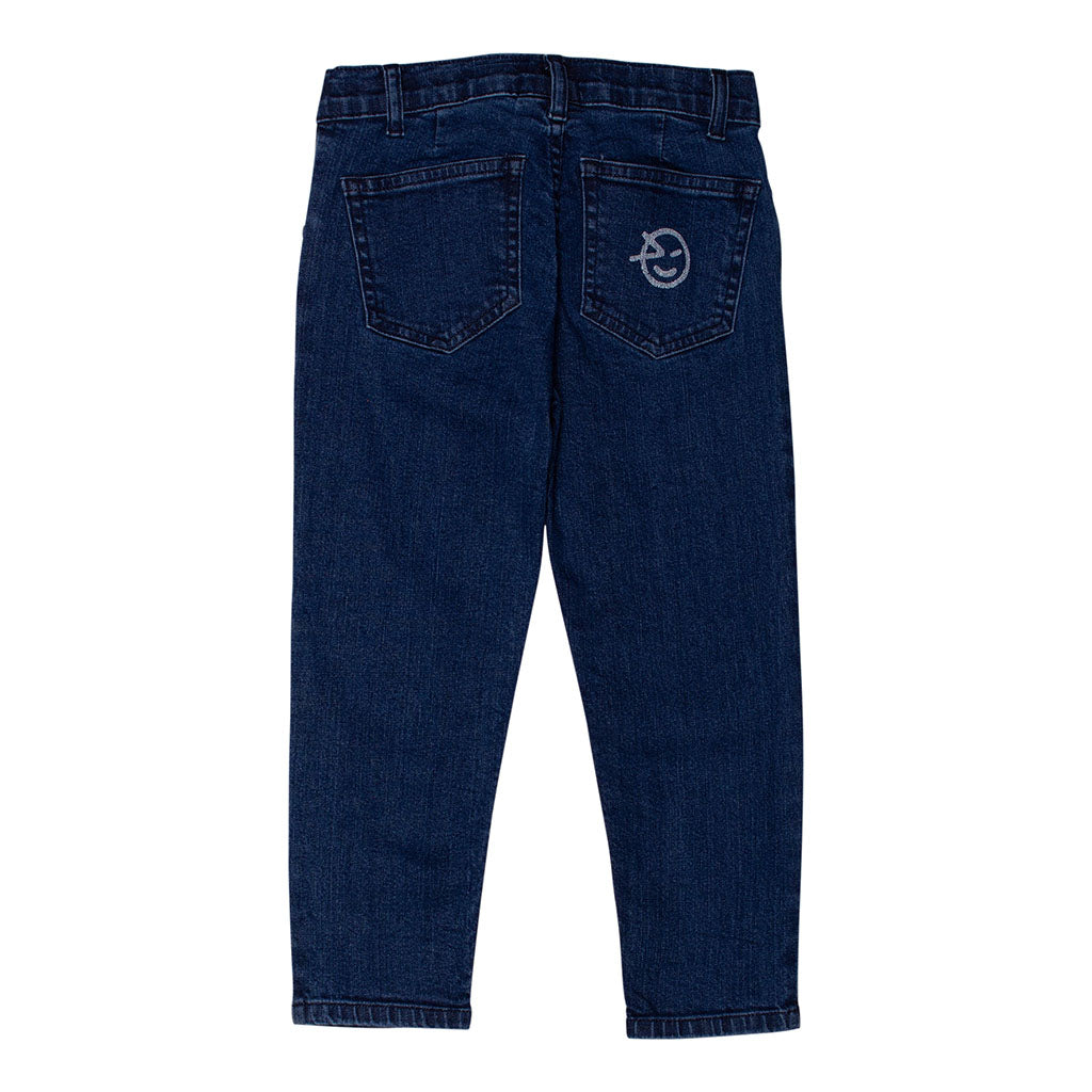 Pant Jean Slim Lois Deep Indigo Light Wash