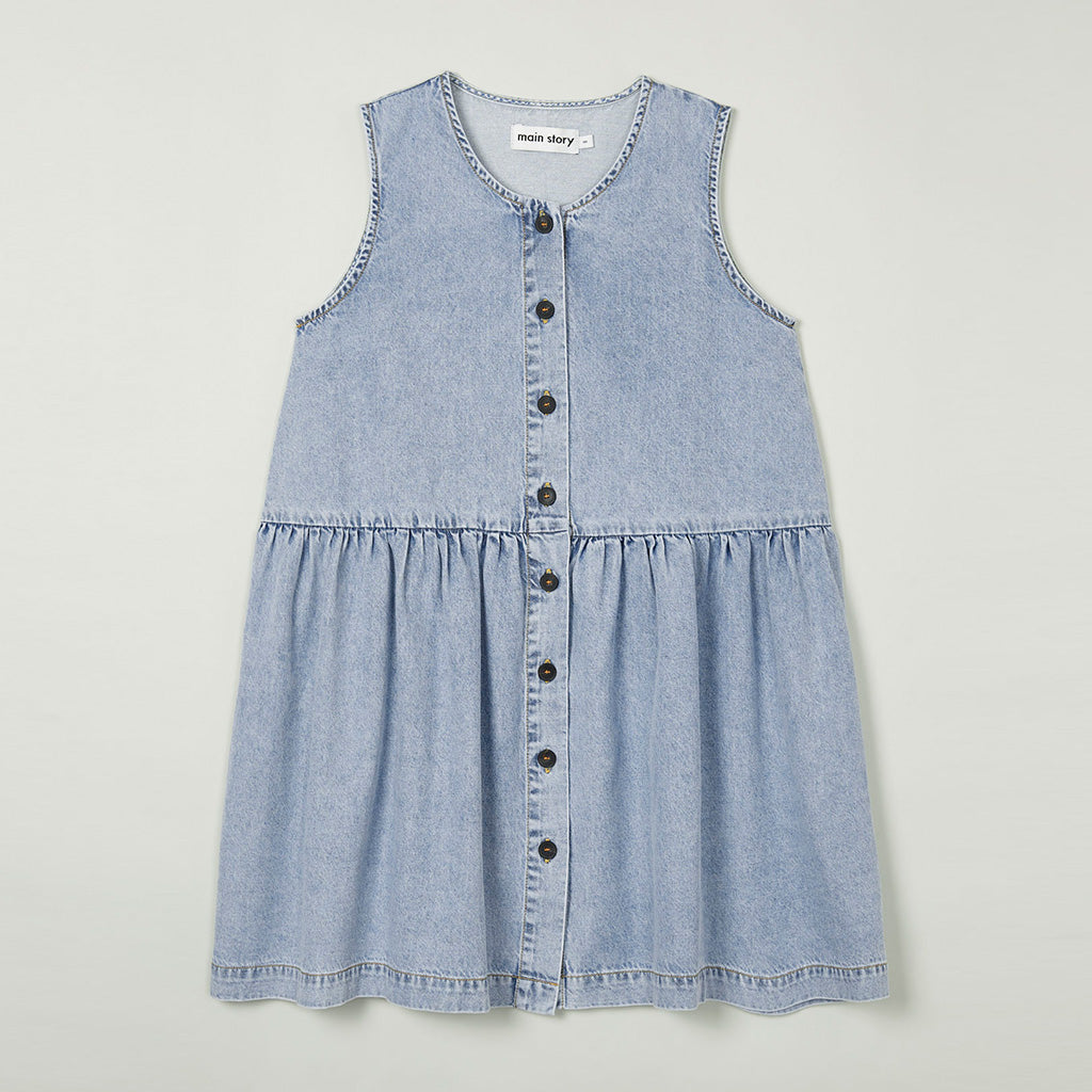 Dress Button Fade Out Blue