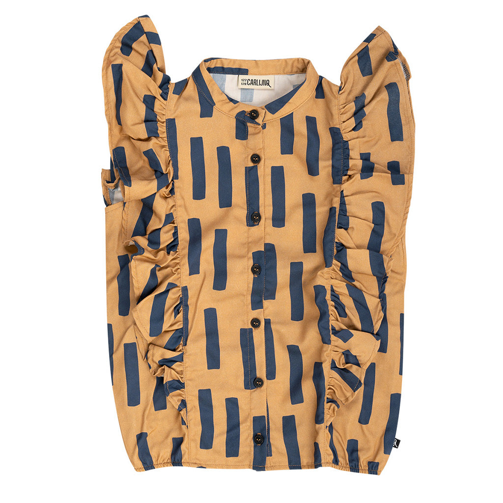 Blouse Ruffled Midnight