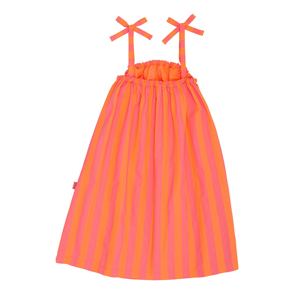 Dress Sun Diamond Lipstick Naranja Stripe