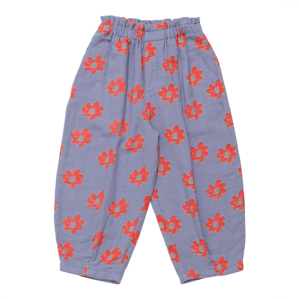 Pant Ottie Pleat Fun Flower Stormy Blue