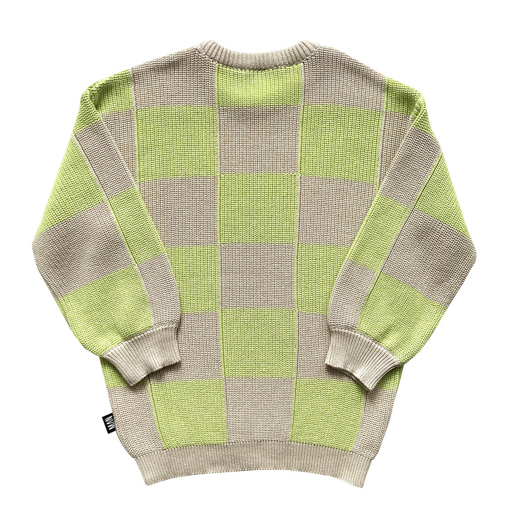 Dress Knitted Checkerboard