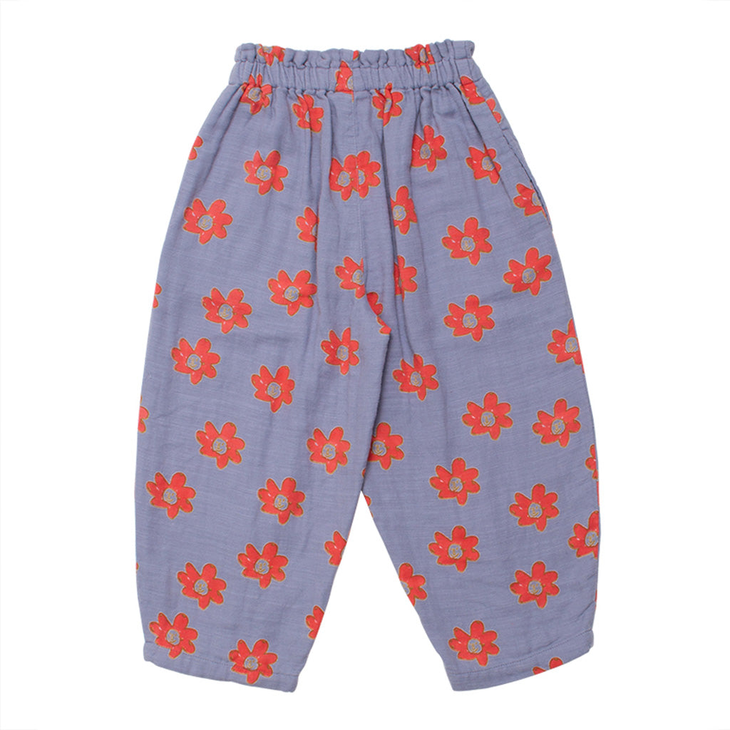 Pant Ottie Pleat Fun Flower Stormy Blue