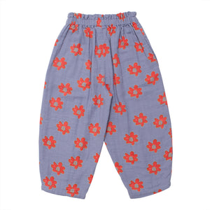 Pant Ottie Pleat Fun Flower Stormy Blue