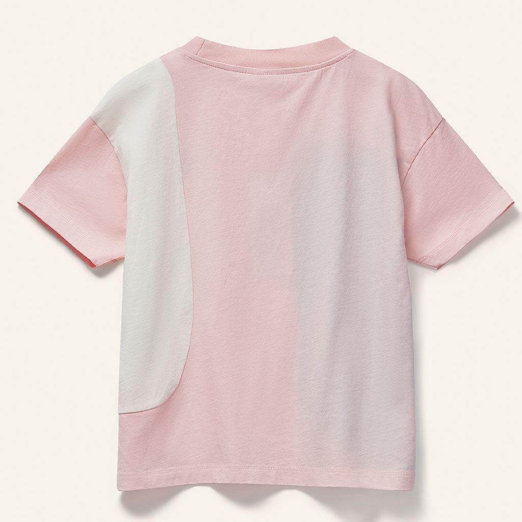 Tee Keel Pink Blue Ecru