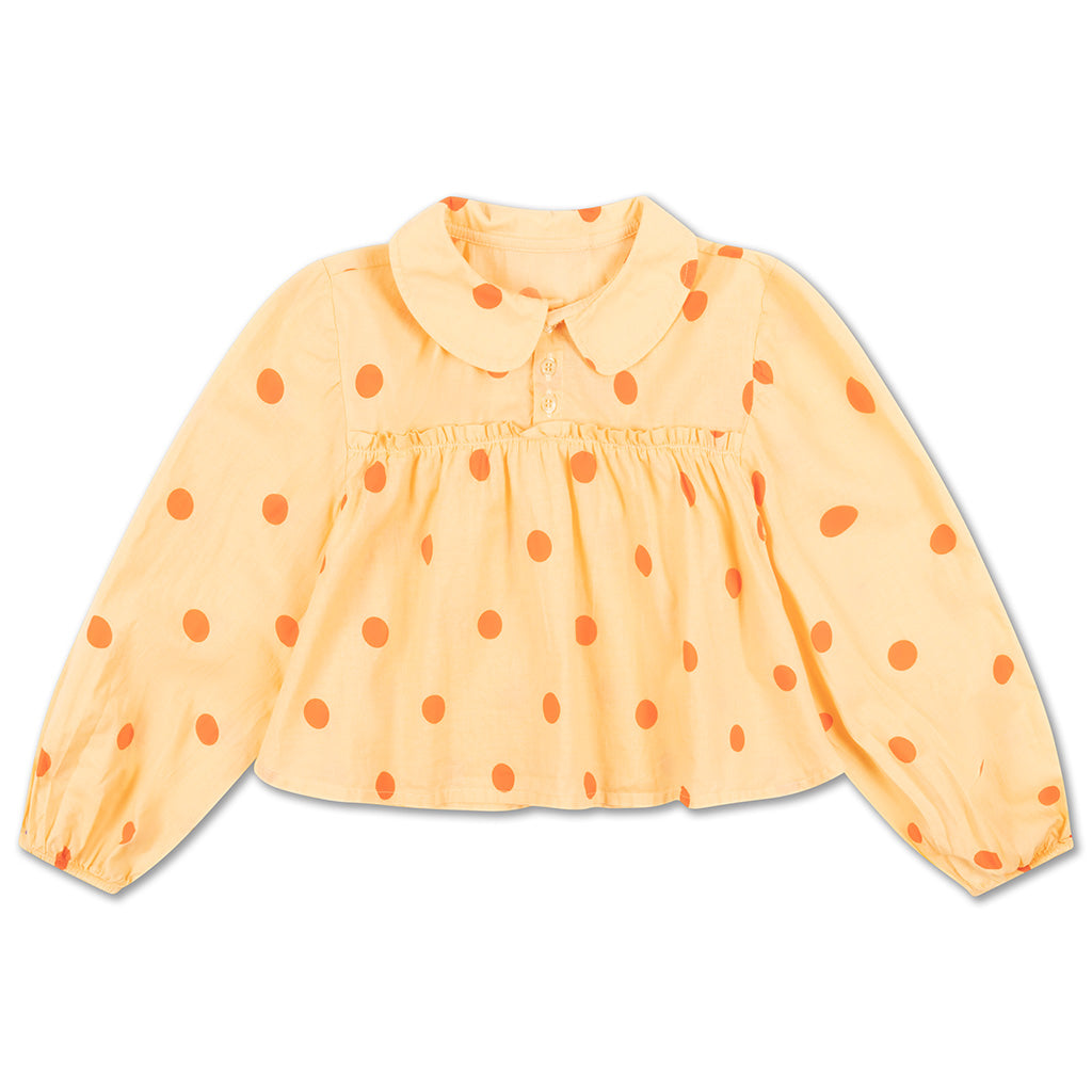 Blouse Fancy Collar Soft Tango Dot