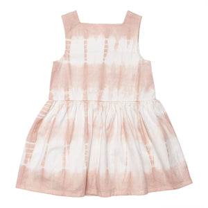 Dress Pinafore Maria Soft Pink Tie Dye