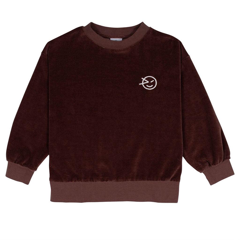 Sweater Velour Choc