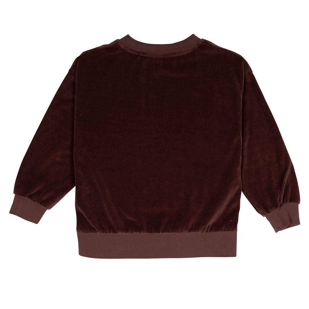 Sweater Velour Choc