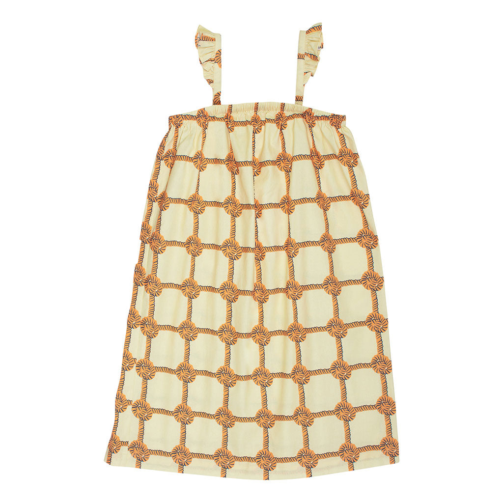 Dress Sun Cuore Ropes Golden Yellow