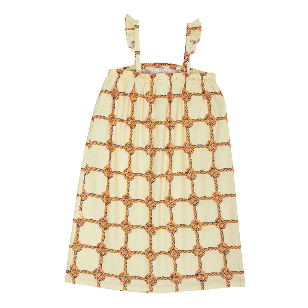 Dress Sun Cuore Ropes Golden Yellow