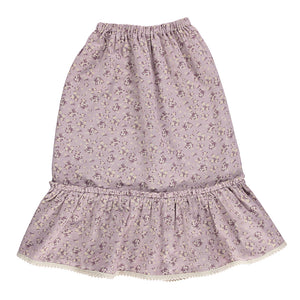 Skirt Katha Flower Lilac Floral Woman