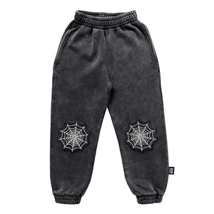 Pants Jogging Patched Spider Web