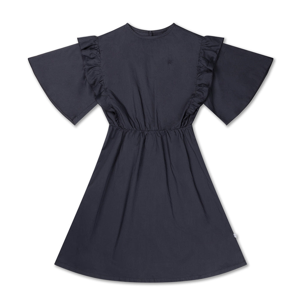Dress Ruffle Night Blue