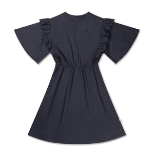 Dress Ruffle Night Blue