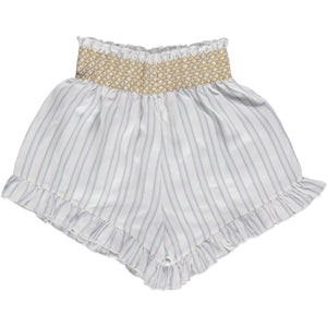 Short Smocked Striped Woman