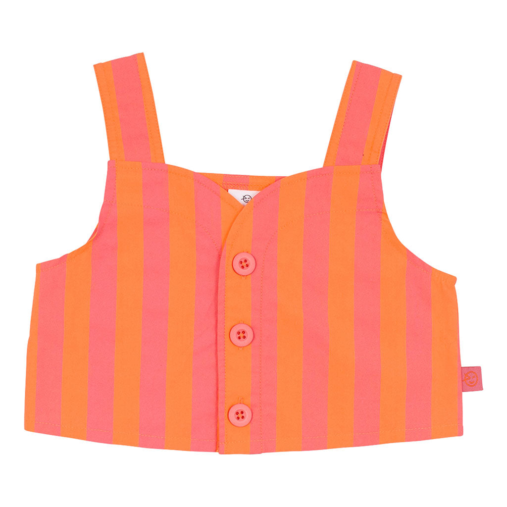 Suntop Scallop Lipstick Naranja Stripe