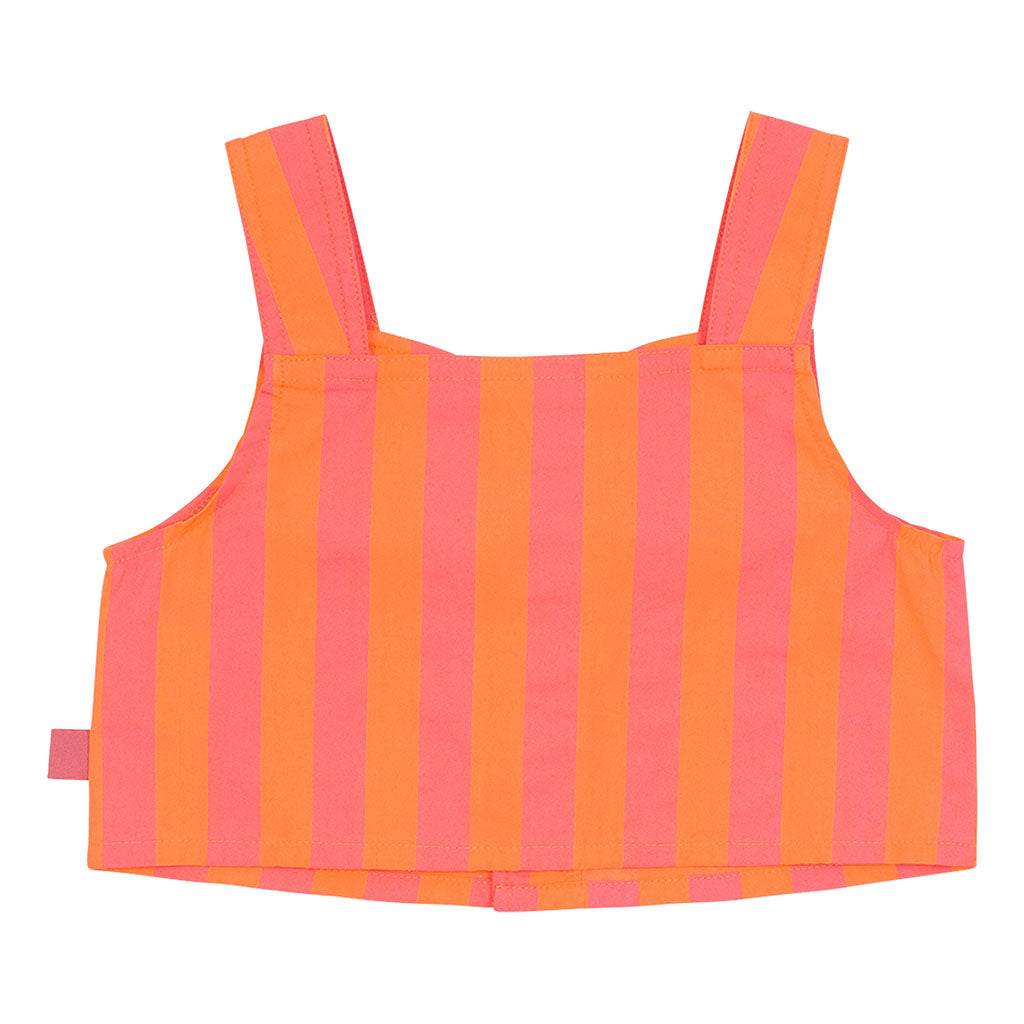 Suntop Scallop Lipstick Naranja Stripe