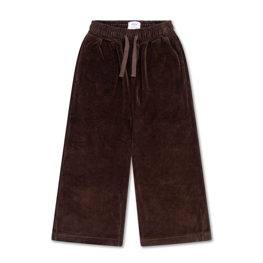 Pants Straight Coffee Brown