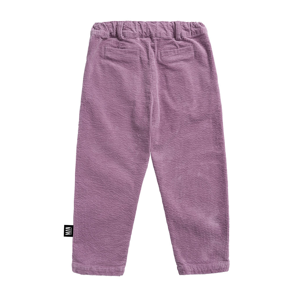 Chino Pants Corduroy Patched Purple