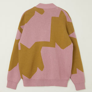 Cardigan Jacquard Mauve Moss