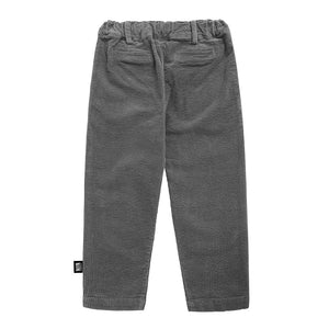 Chino Pants Corduroy Patched Grey