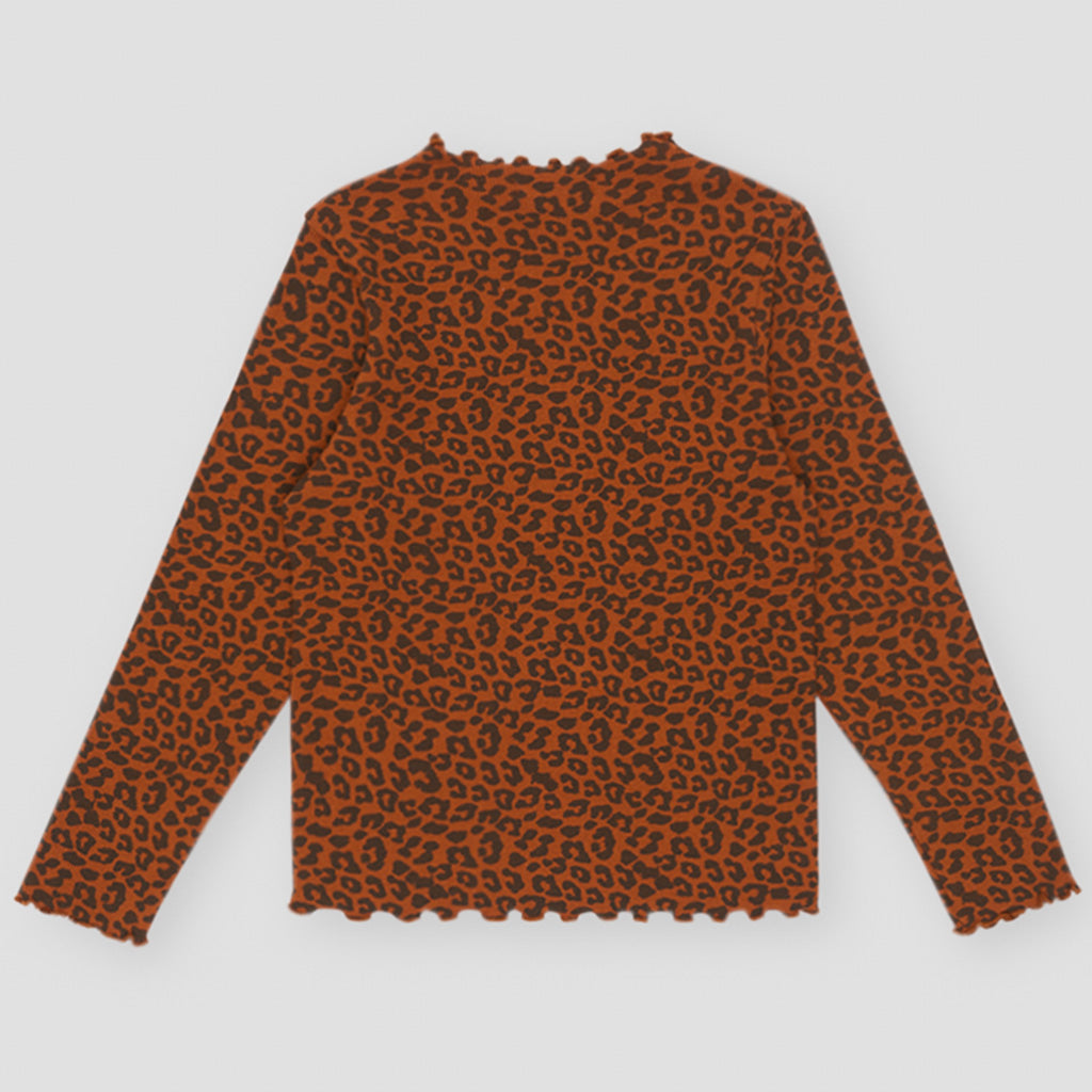 Tee Betsy Caramel Leo Print